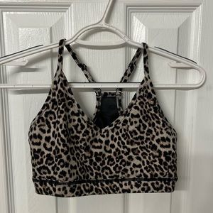 Limited edition cheetah Zyia sports bra.